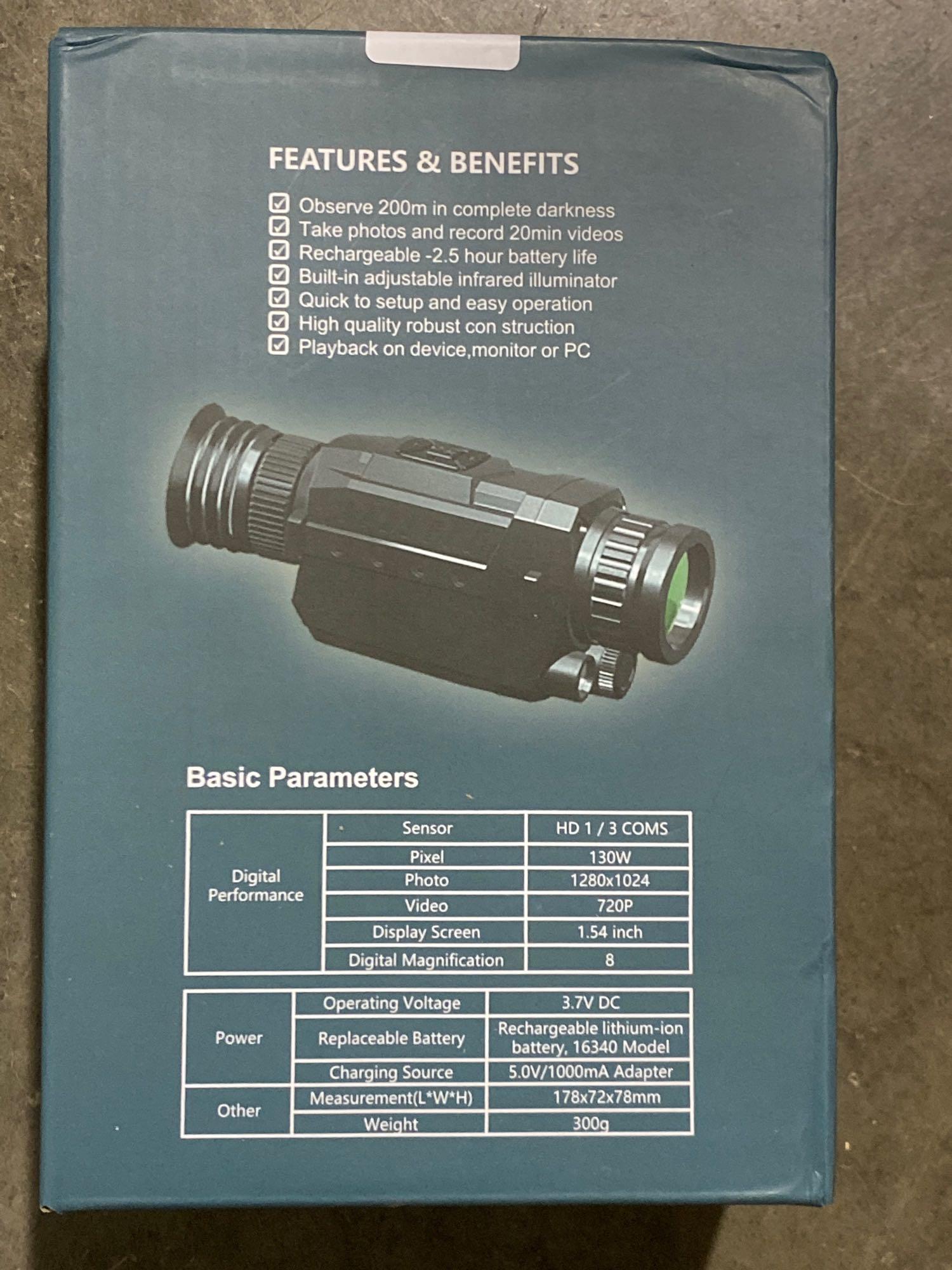 NV0535 Night Vision 5X Infrared Digital Camera Video 200m Range Monocular Scope, $249.99 (BRAND NEW)