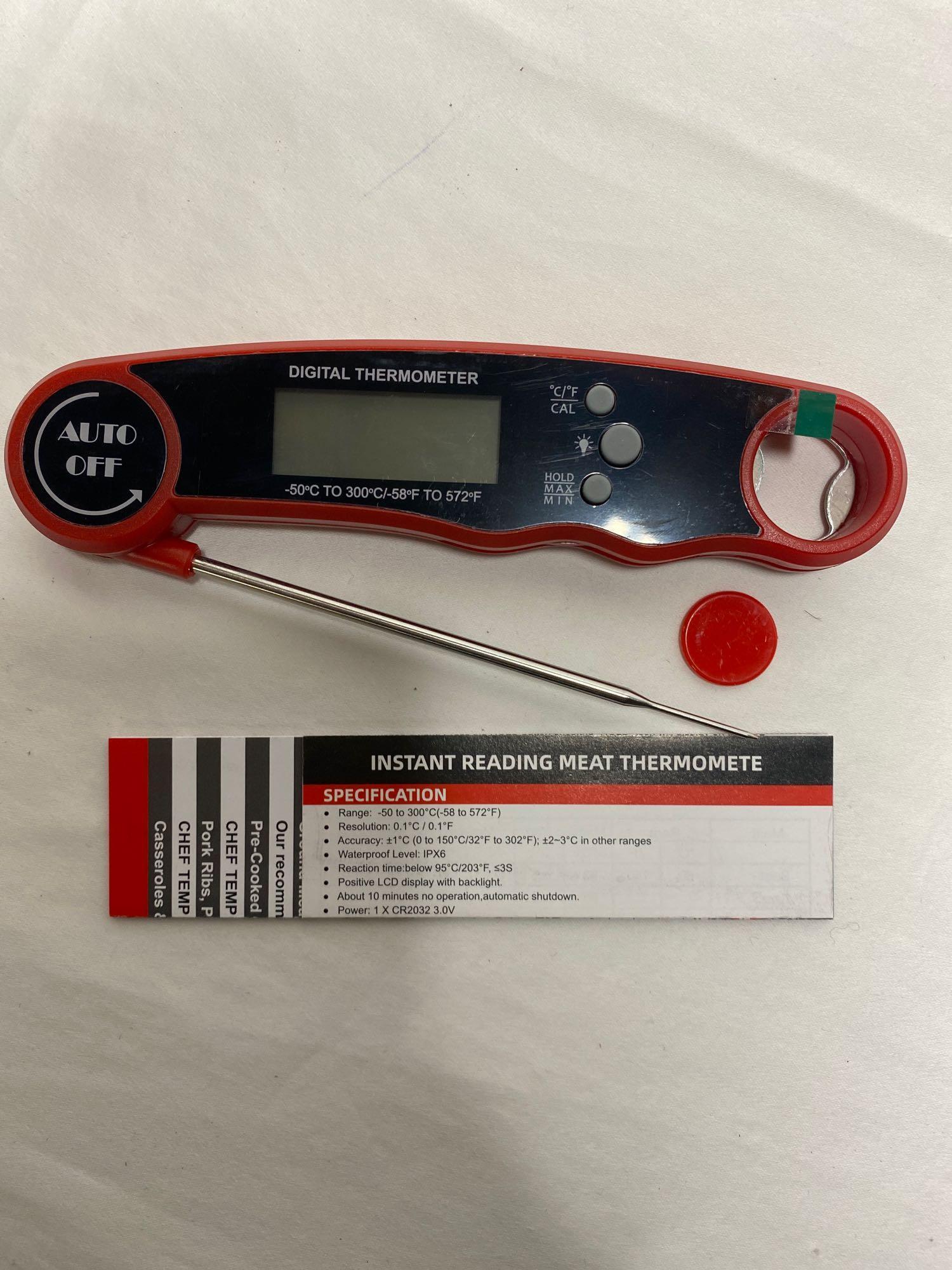 Instant Read Meat Thermometer Digital Kitchen Cooking Food Candy Oven Thermometer $26.36 (BRAND NEW)