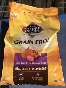 Nature's Recipe Grain Free Dry Dog Food, Lamb, Sweet Potato and Pumpkin Recipe, 24 Pound Bag