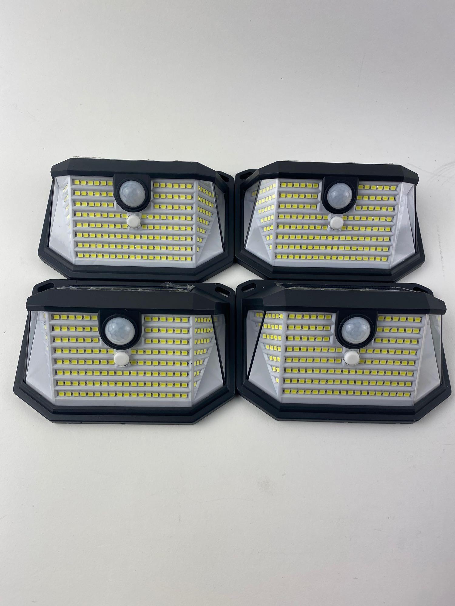 Solar Lights Outdoor 120 LED With Lights Reflector Motion IP65 Waterproof, (BRAND NEW)