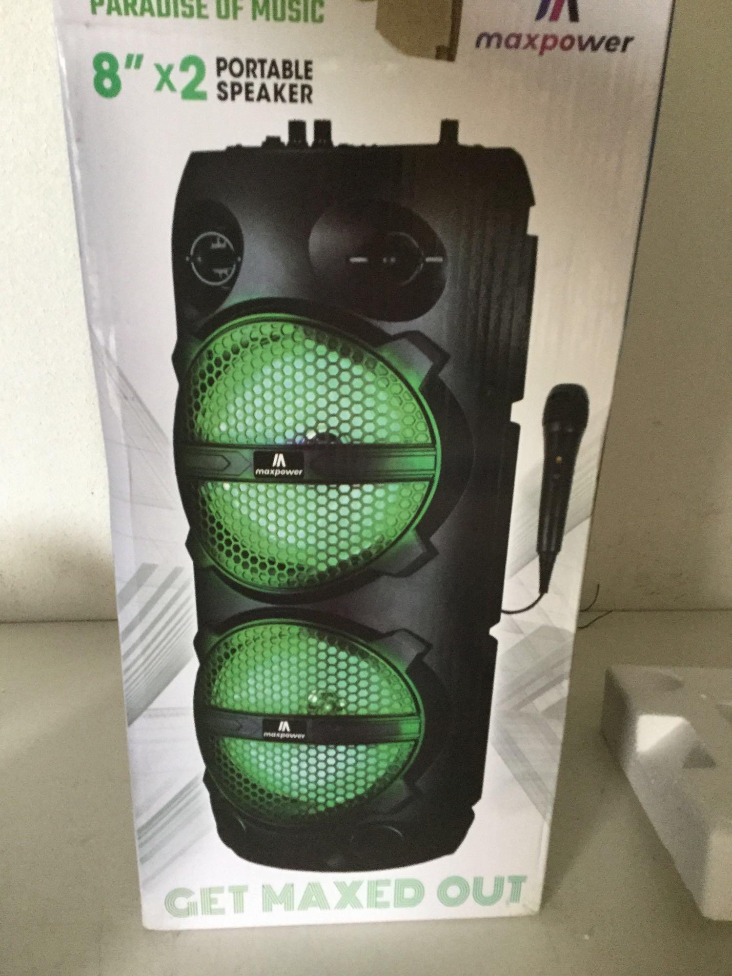 Max Power Gametime Karaoke Speaker