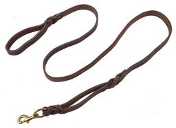 Brown Leather Braided Strap Dog Training Leash 6 Foot Heavy Duty, $30.99 (BRAND NEW)