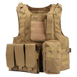 Tactical Vest Outdoor Lightweight Combat Training Vest - Beige (BRAND NEW), $84.99