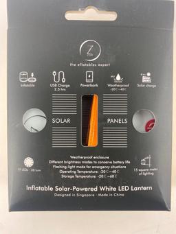 Outdoor Collapsible LED Solar Inflatable Folding Lantern 100% Waterproof, $74.99 MSRP (BRAND NEW)