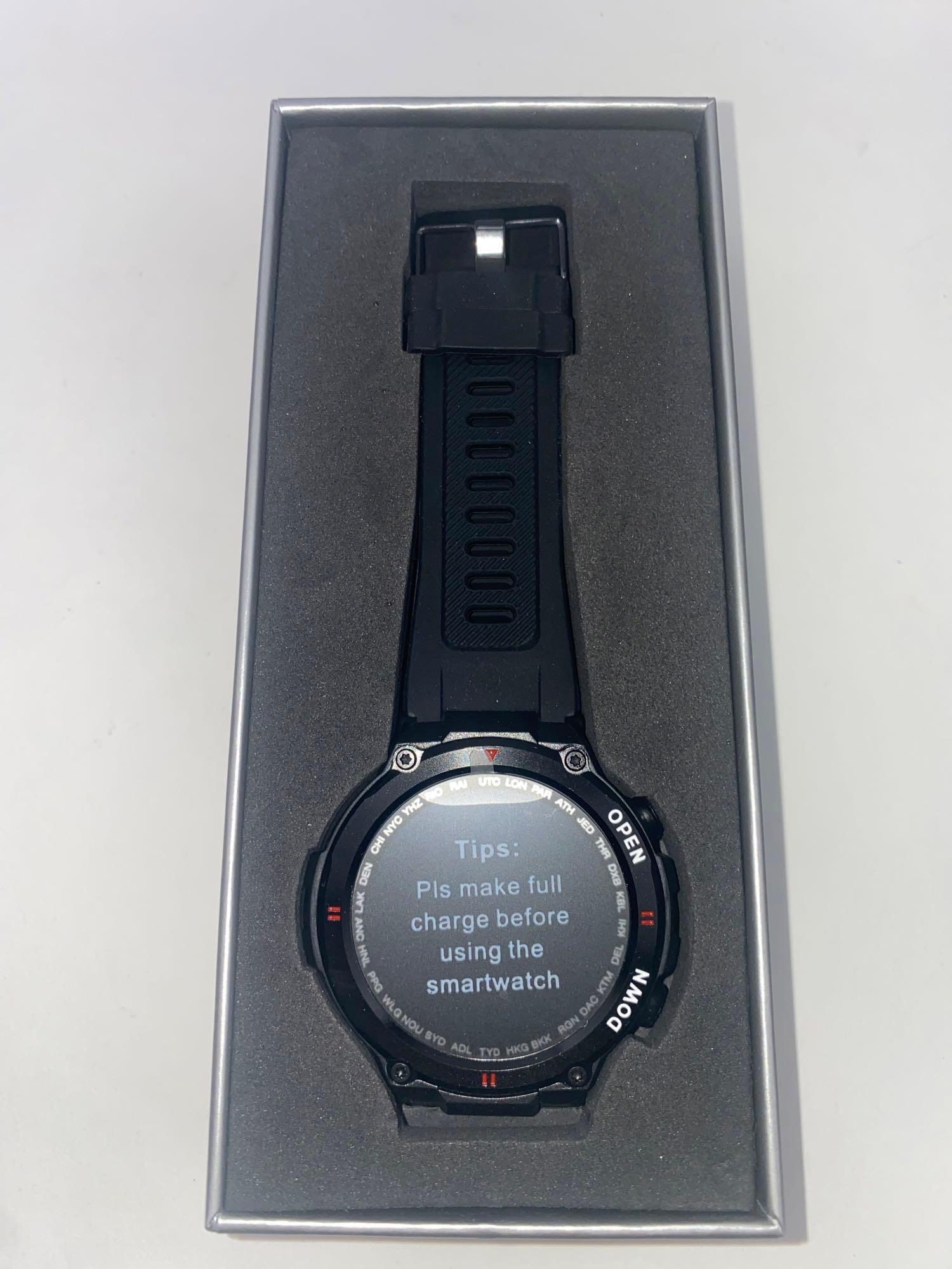 Cacgo Sport Smartwatch with Blood Oxygen, Sleep Detection and Bluetooth Calling, $175.00 (BRAND NEW)