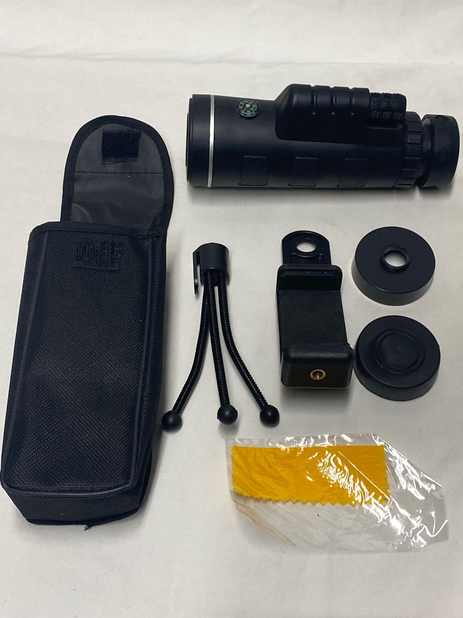 40x60 Zoom Monocular Telescope Scope Lens For Smartphone Camera, $36.99 MSRP (BRAND NEW)