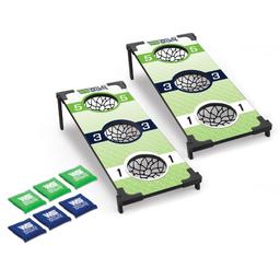 WildSports 3-Hole Bean Bag Toss/Washer Toss and WildSports 4Player BadmintonSet with Bag $94.98 MSRP