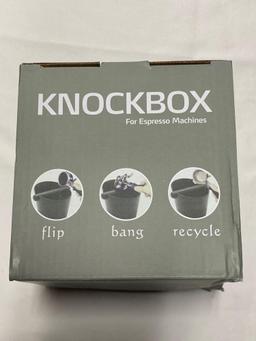 Coffee Knock Box for Barista ABS Coffee Grind Knock Box Espresso Dump Bin, $37.99 MSRP (BRAND NEW)