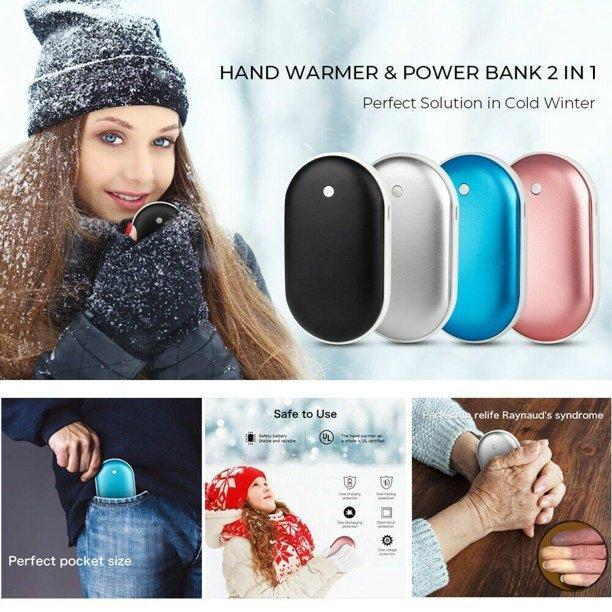 Reusable Pocket Mini Electric Hand Warmer and Portable Power Bank, $20.00 MSRP (BRAND NEW)