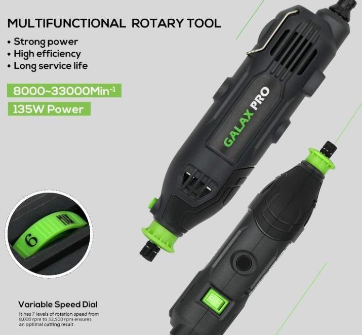 Rotary Tool Kit, GALAX PRO $50.85 MSRP