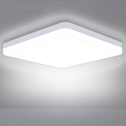 ASHUAQI 36W Daylight White Ceiling Light 6500K, 3240LM Square Ceiling Lights - $27.71 MSRP