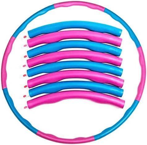 Hula Hoop Fitness, Adult, Children, Professional Hula Hoop, 8 Knots, Removable Design - $14.86