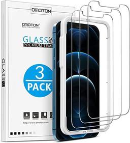 OMOTON Pack of 3 Screen Protectors Compatible with iPhone 12 Pro Max (3Pcs.) - $20.91