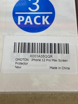 OMOTON Pack of 3 Screen Protectors Compatible with iPhone 12 Pro Max (3Pcs.) - $20.91