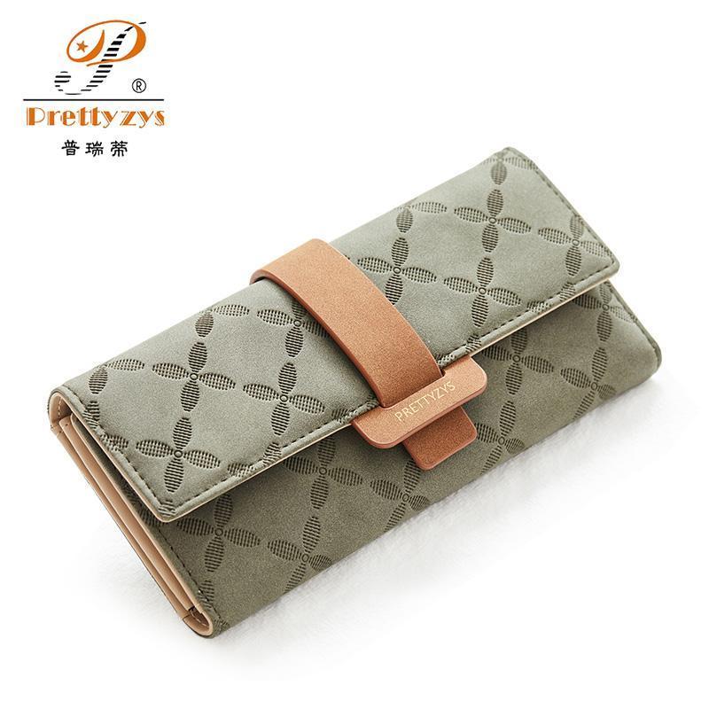 Prettyzys Women's PU Leather Long Wallet Brand Designer Handbag - $19.17 MSRP