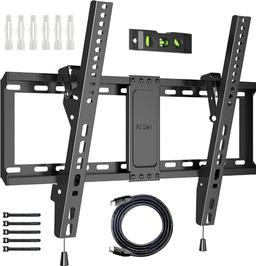 BONTEC Tilt TV Wall Mount for Most 37-85 Inch LED LCD OLED Flat Curved Screen TVs - $23 MSRP