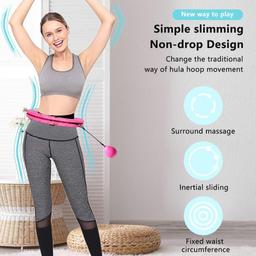 Reakoo Smart Hula Hoop for Adults and Children, Fitness Hoop, Red - $28.57 MSRP