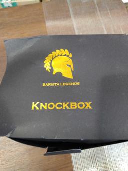 Barista Legends... knock box for portafilter matt black - $20.97 MSRP