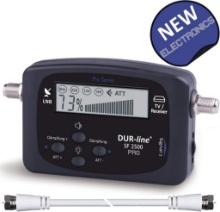 Dur-line... SF 2500 Pro - Satfinder with F-Cable and Easy-to-Understand Instructions