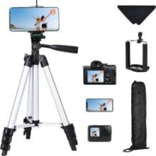 Vicloon Tripod Tripod, Telescopic Mobile Phone Tripod with Carry Bag, Mobile Phone Holder