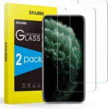 Sparin Tempered Glass Screen Protector For iPhone X/XS, 9H Hardness, Anti-Scratch, Bubble-Free