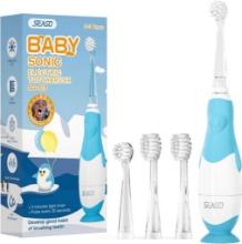 SEAGO SG-513 Electric Toothbrush for Children and Babies, Baby Blue
