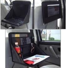 FireAngels Car Laptop Holder Container Bag Back Seat Car Meal Work Table Organiser