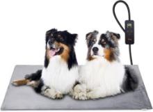 Toozey Pet Heating Pad, 6 Adjustable Temperature Dog Cat Heating Pad with Timer, $65.99 MSRP