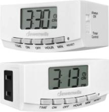 DEWENWILS Timer Outlet, 24 Hour Timers for Electrical Outlets, $15.99 MSRP