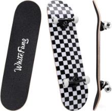 WhiteFang Skateboards for Beginners, Complete Skateboard, $49.99 MSRP