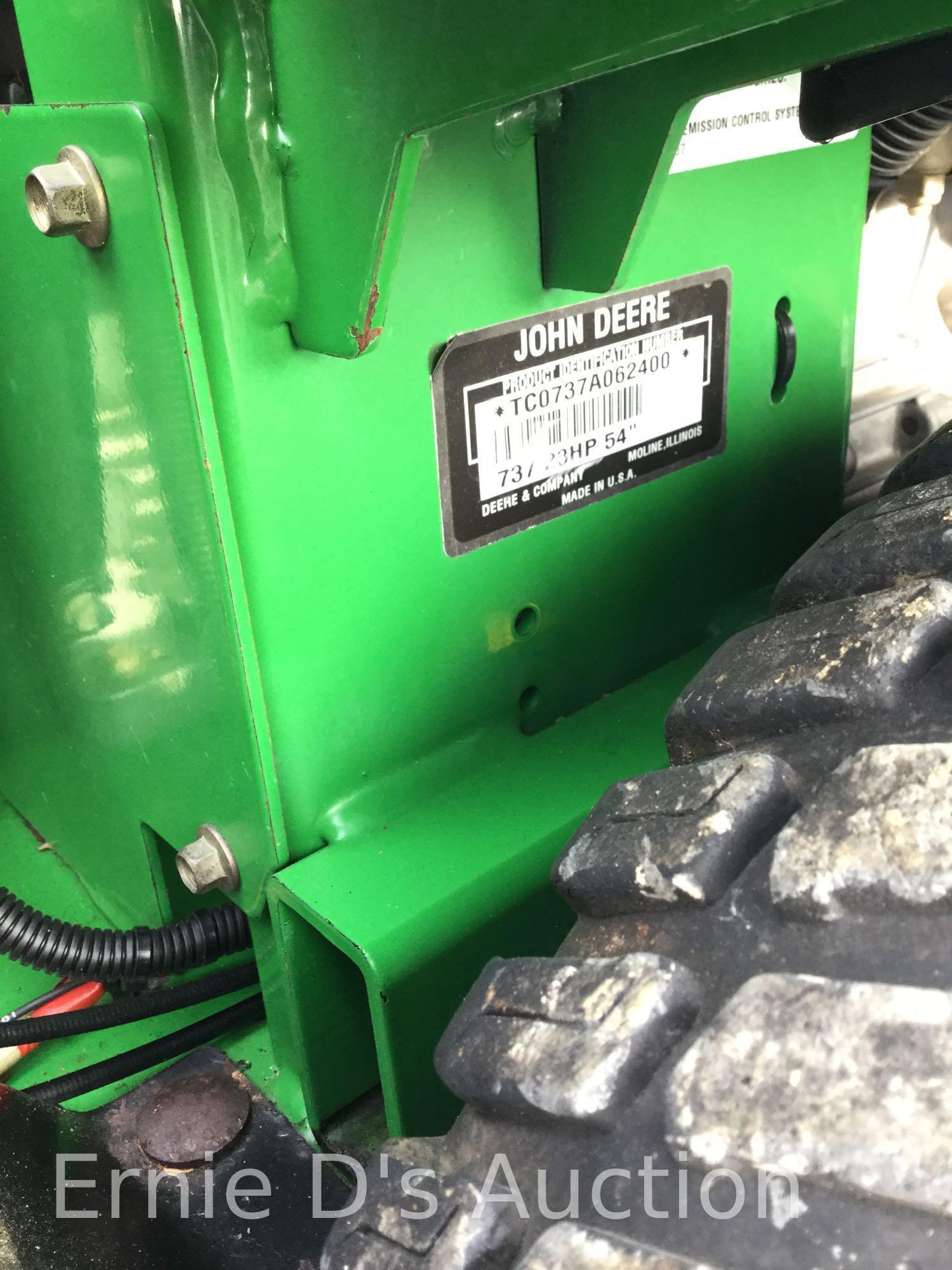 John Deere 737 Z Trak Zero Turn Mower, Serial #: TC0737A062400