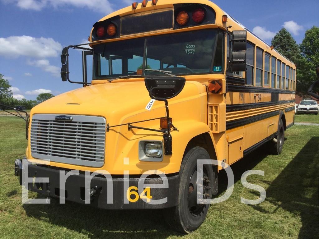 2000 Freightliner FS65 Chassis Bus, VIN # 4UZ6CJAA3YCG37827