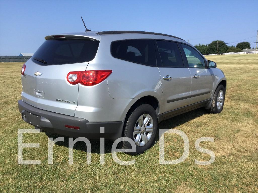 2011 Chevrolet Traverse Multipurpose Vehicle (MPV), VIN # 1GNKRFED0BJ328861