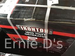 New/Unused Ironton 1800 Watt Generator, Gas