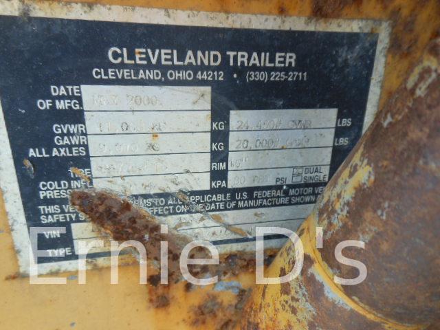 2000 Cleveland Equipment Trailer