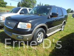 2003 Ford Expedition Multipurpose Vehicle (MPV), VIN # 1FMFU18L33LB82858