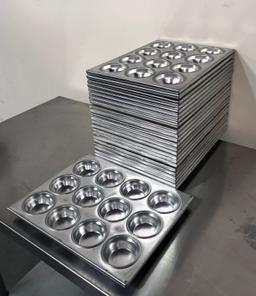 Lot Of (24) Muffin Pans