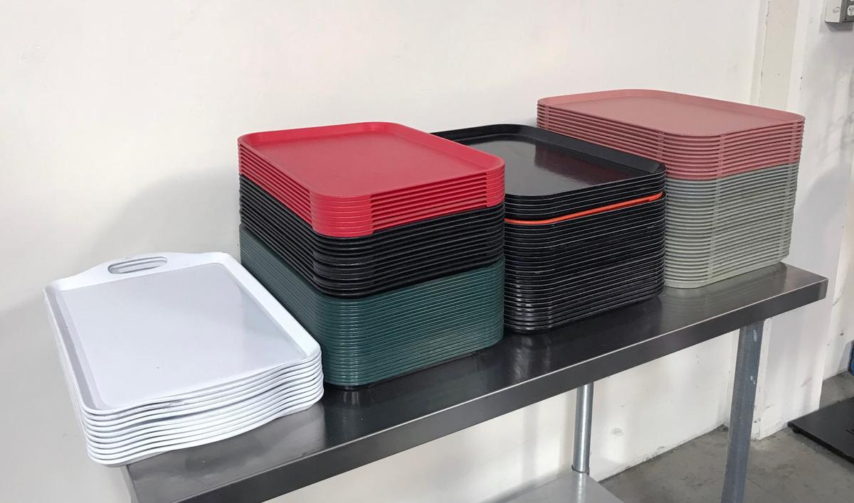 Lot Of (120) Plastic Trays