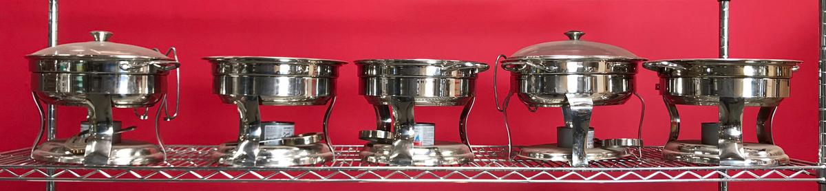 Lot Of Chafing Dishes