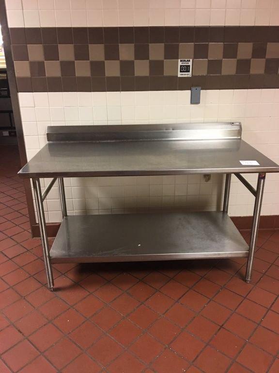 5' Stainless steel table