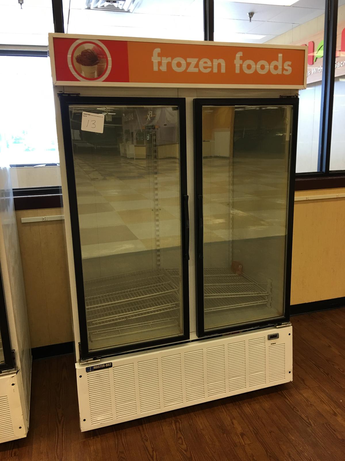 Two door Masterbilt freezer