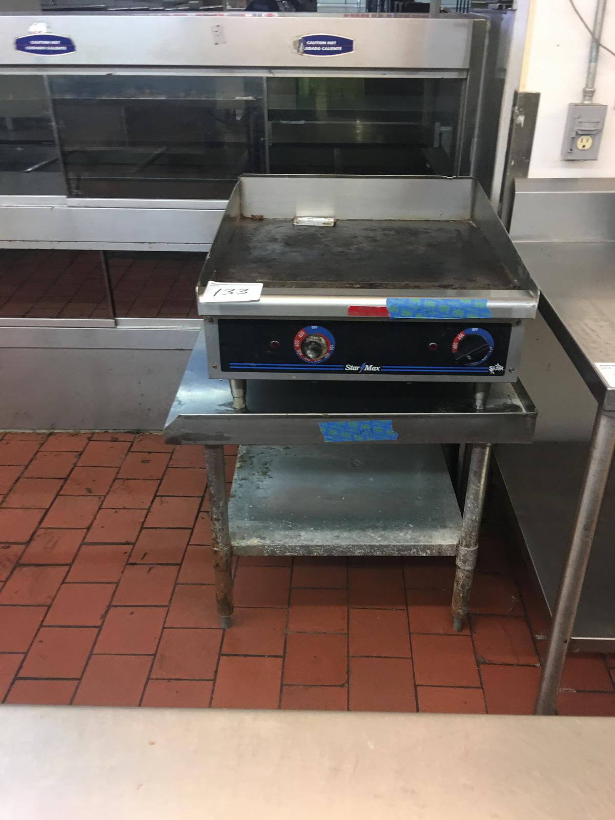 Star 20" X 24" Flat grill with stand