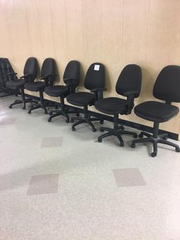 (6) Office chairs, sold as one lot