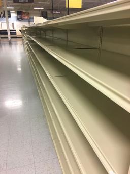 Kent 56' Gondola shelving, measured down middle