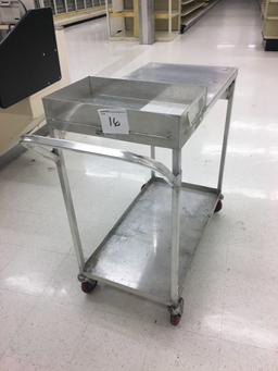 Aluminum marking cart