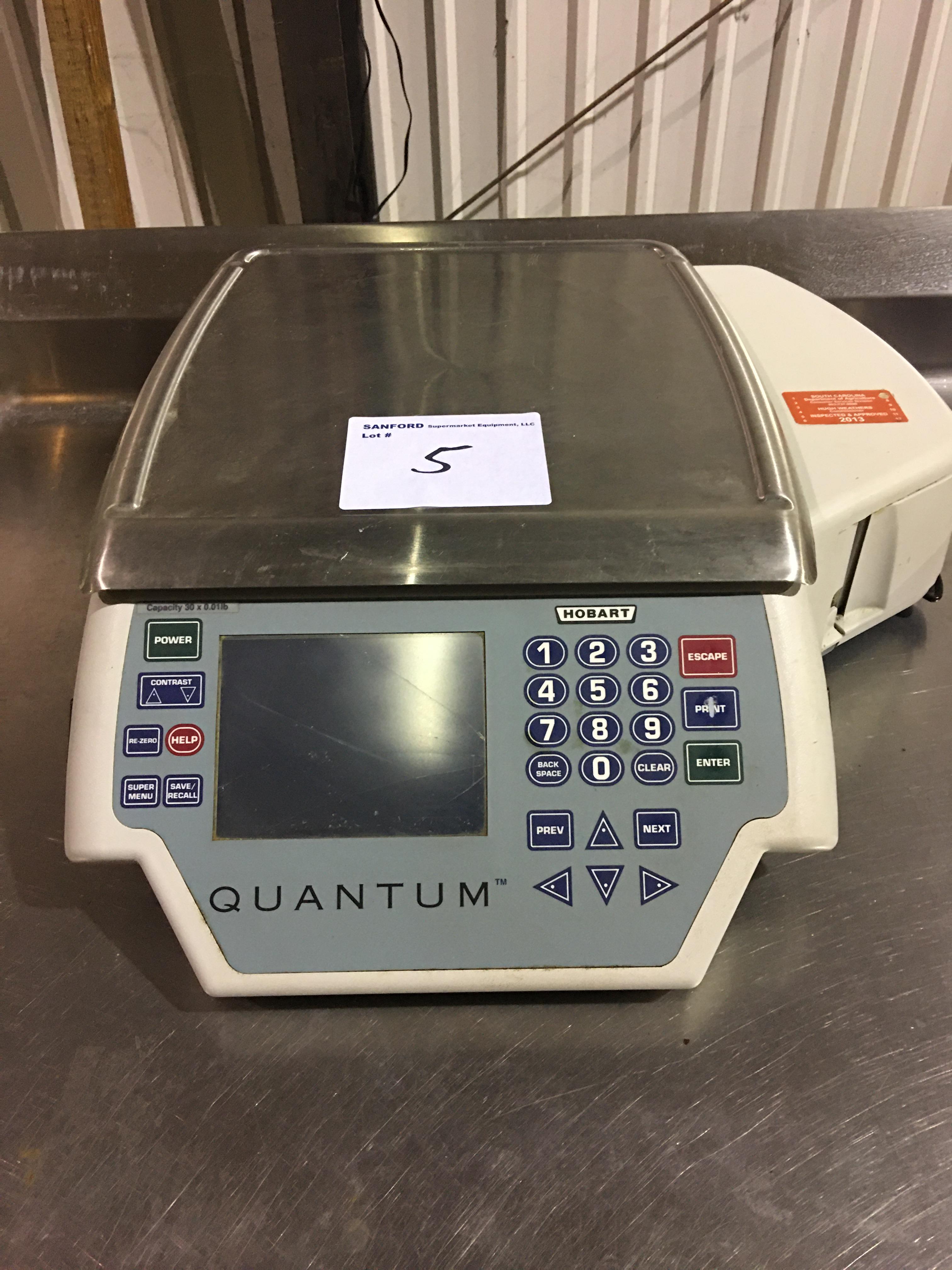 Hobart Quantum Max scale/printer