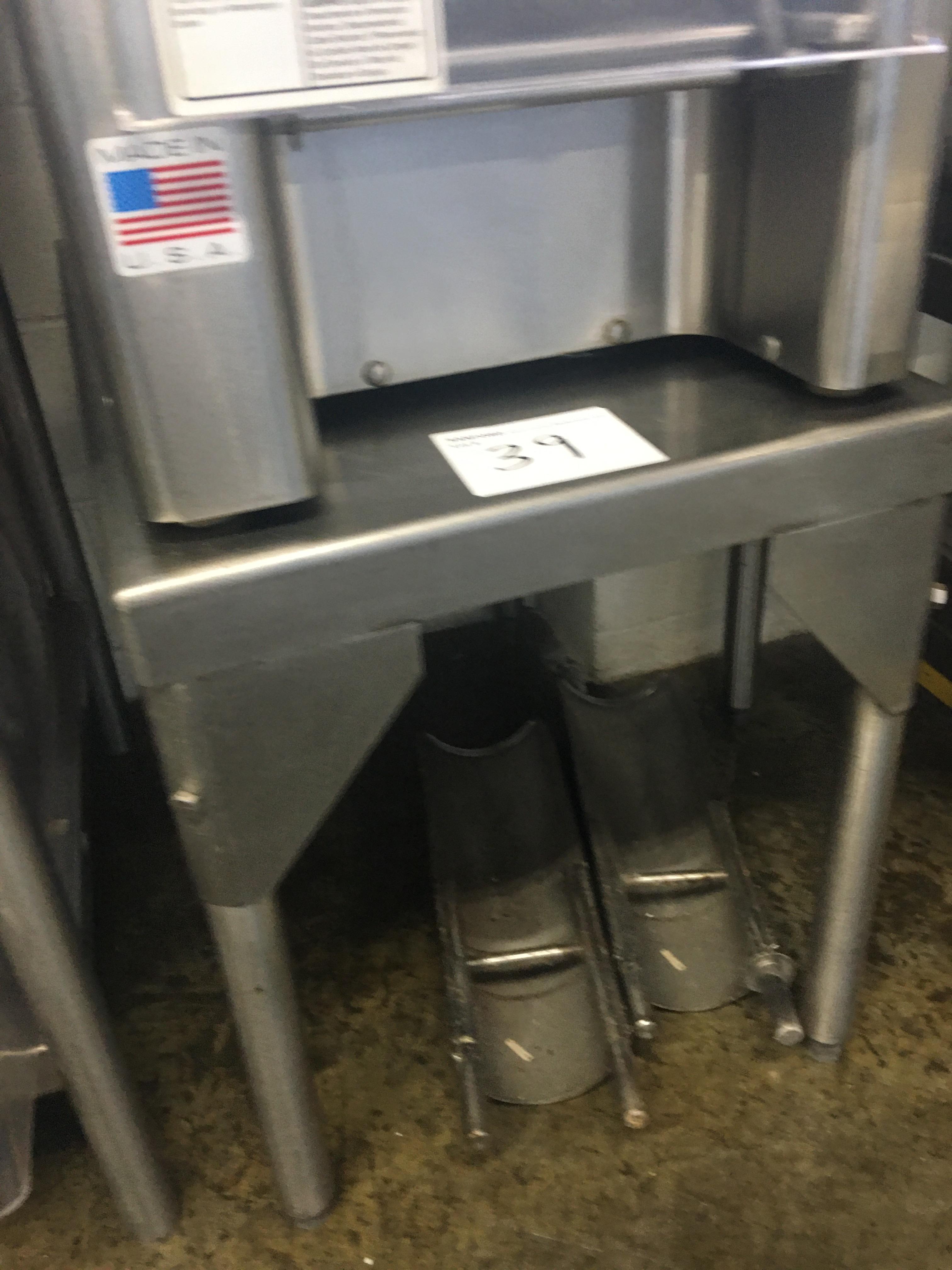 Stainless equipment stand