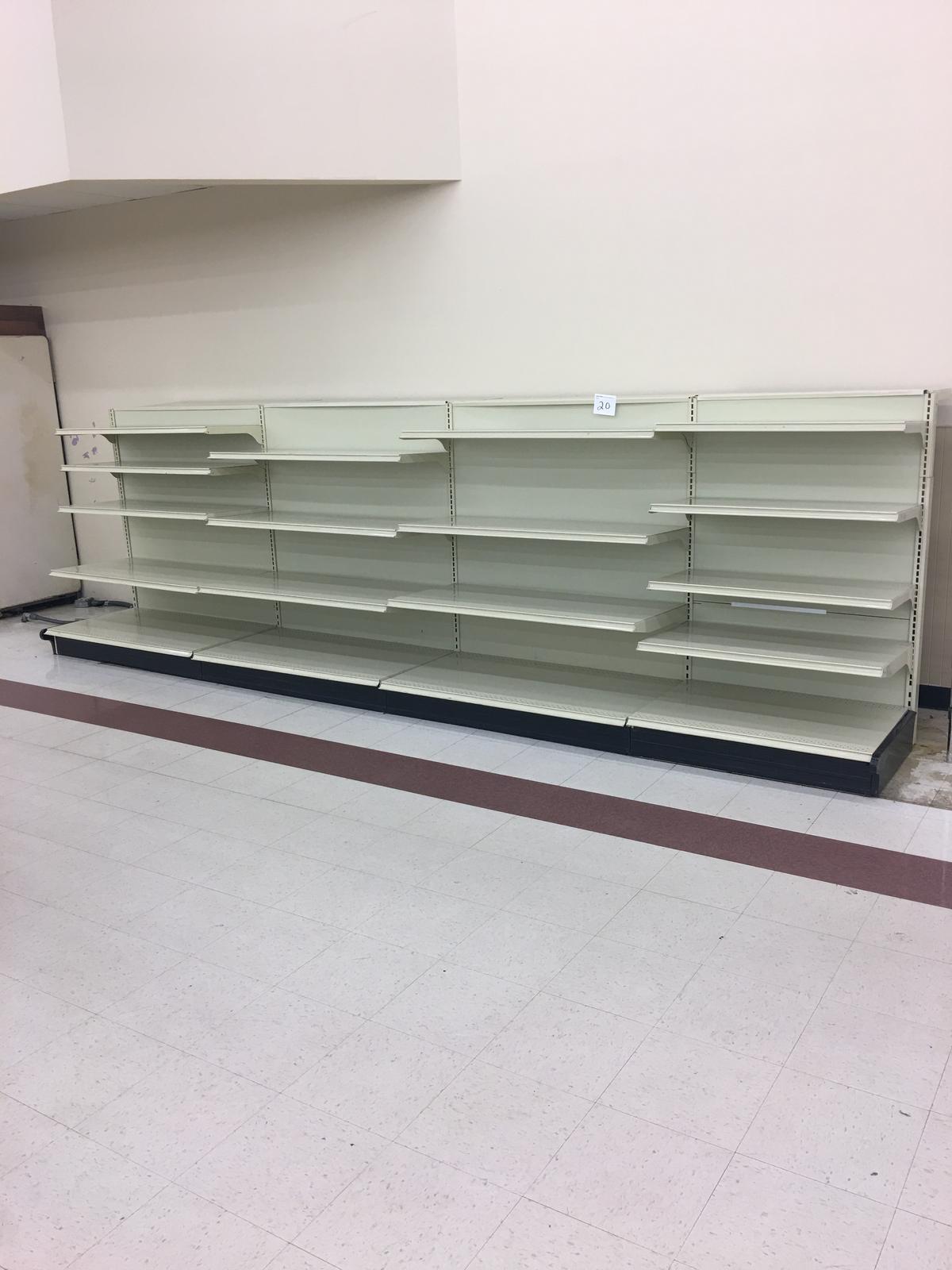 15' Kent wall shelving