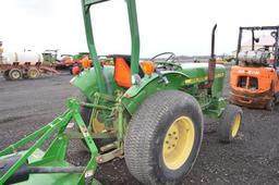 JD 850 W/4,487 HRS, 2WD, FRONT WEIGHTS, DIESEL, PTO,