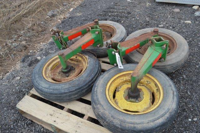 SET OF WHEELS FOR JD ROTARY MOWER